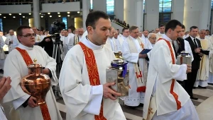 Sanktuarium Bożego Milosierdzia w Krakowie. Msza Krzyżma Świętego