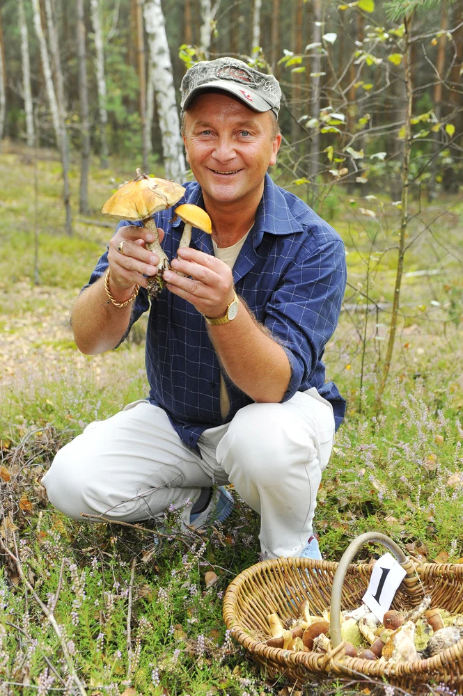 Arkadiusz Nader jest zapalonym grzybiarzem
