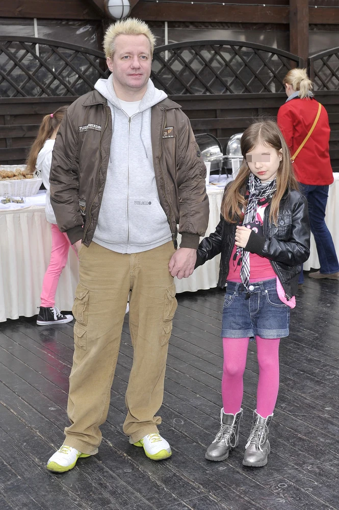 Robert Leszczyński z córką Vesną Robert Leszczyński z córką Vesną