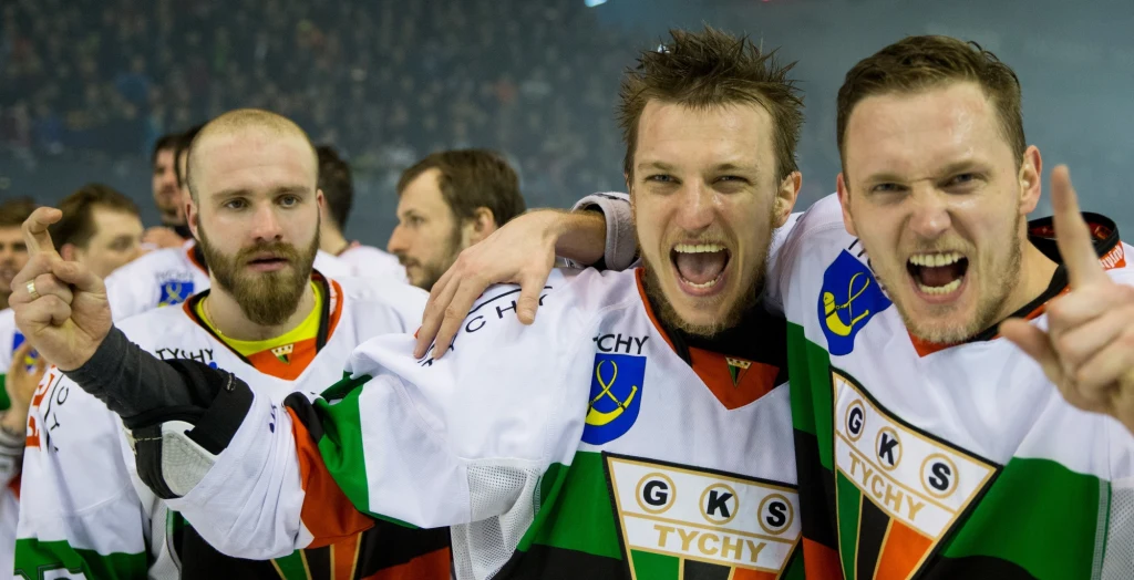 Hokeiści GKS-u Tychy na drugie w historii mistrzostwo Polski czekali 10 lat