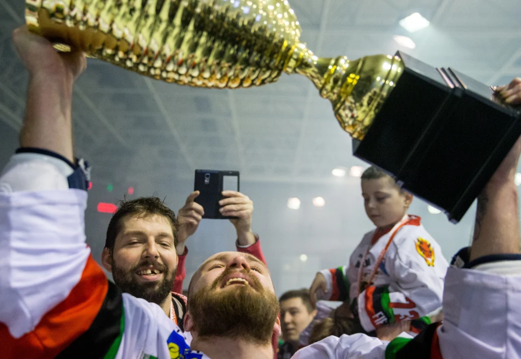 Hokeiści GKS-u Tychy na drugie w historii mistrzostwo Polski czekali 10 lat