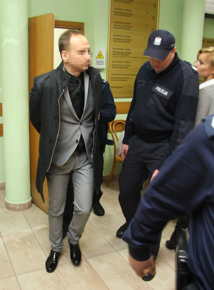 Dariusz K. w sądzie Dariusz K. w sądzie