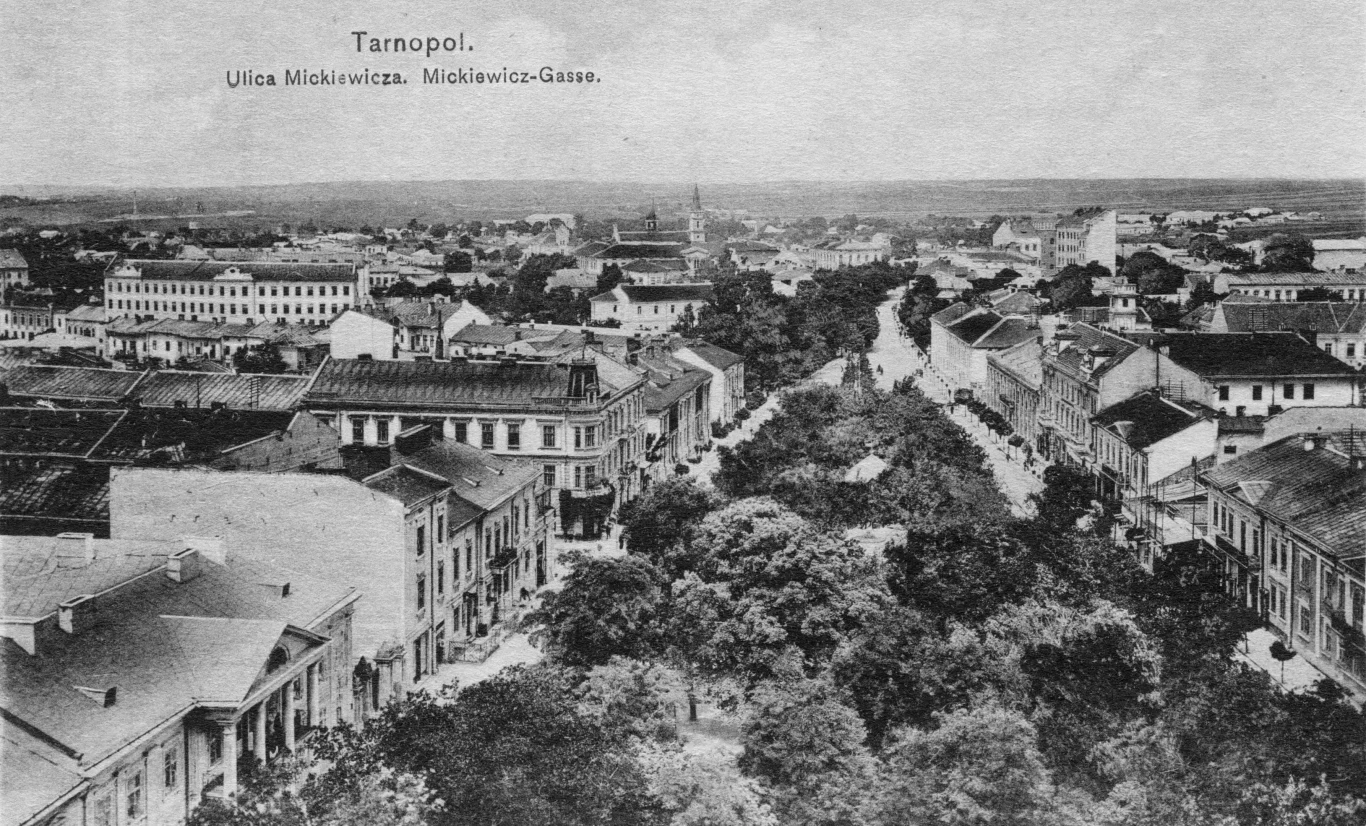 Tarnopol - ogólny widok ul. Mickiewicza  
