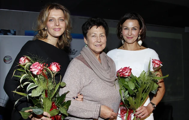 Anna Popek z mamą i siostrą Anna Popek z mamą i siostrą