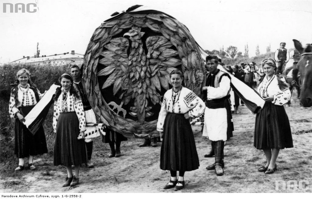 Zaleszczyki - święto winobrania w Zaleszczykach, 1938