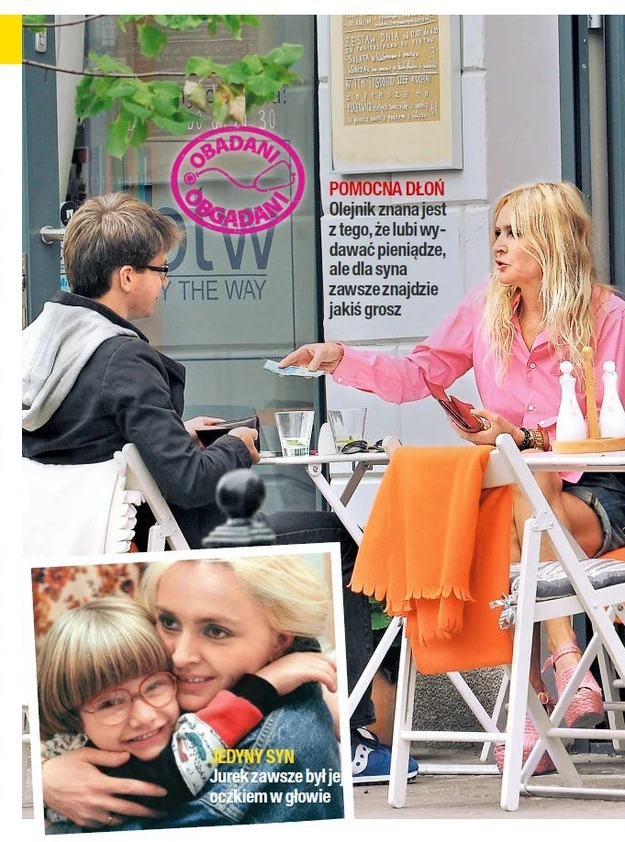 Syn Jurek Wasowski jest oczkiem w głowie Moniki Olejnik Syn Jurek Wasowski jest oczkiem w głowie Moniki Olejnik