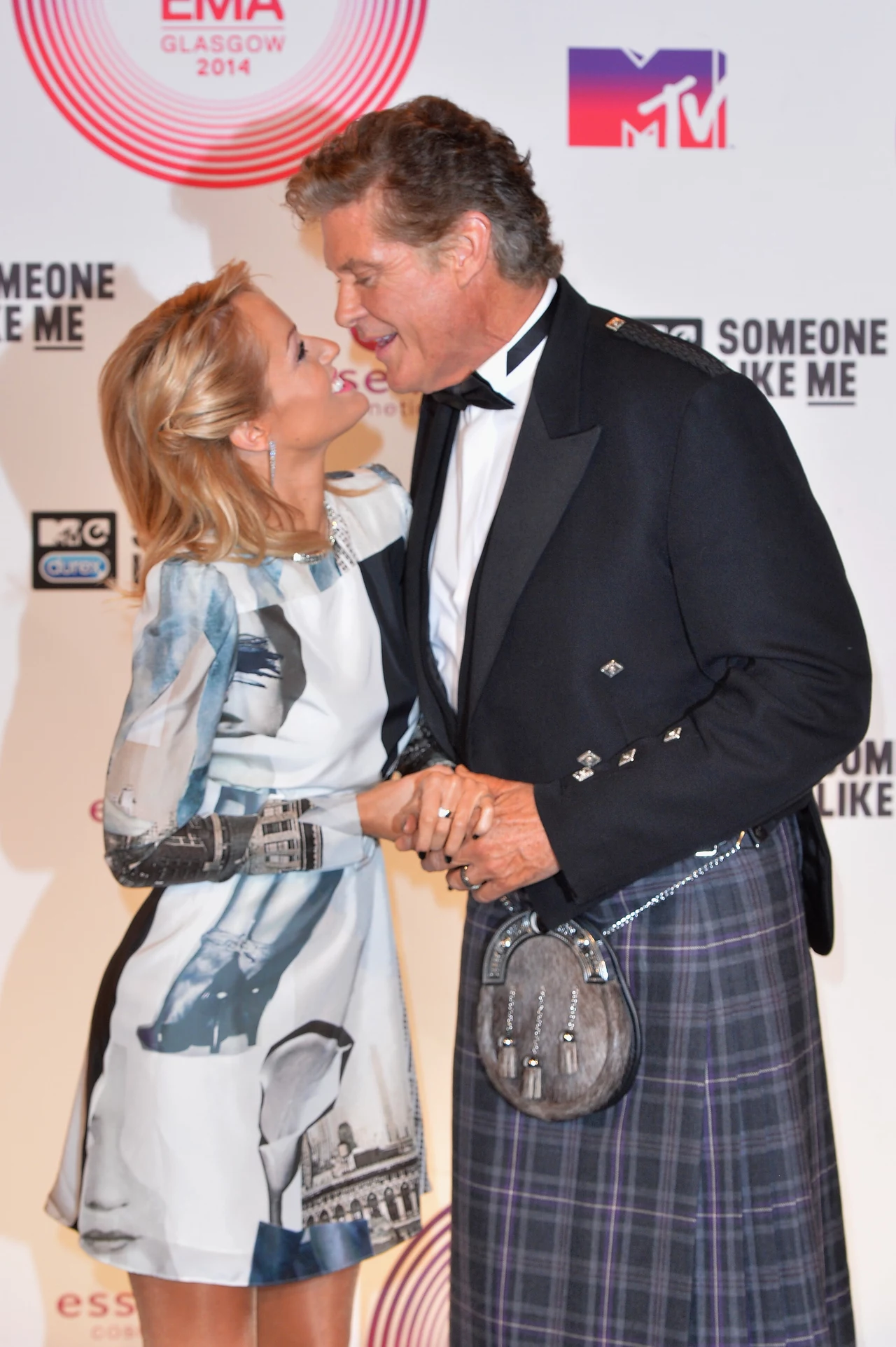 David Hasselhoff i Hayley Roberts David Hasselhoff i Hayley Roberts