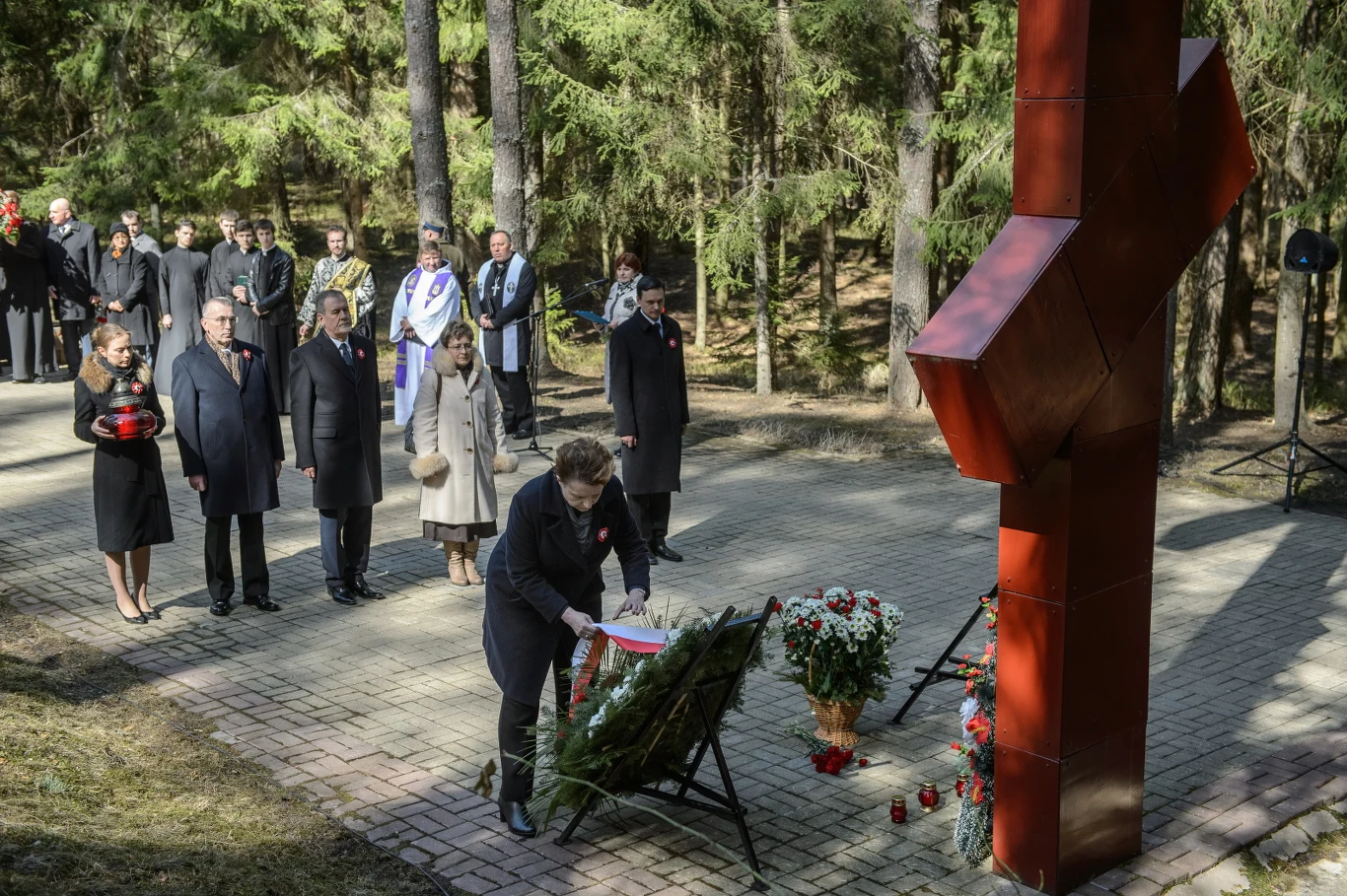 Minister kultury Małgorzata Omilanowska, szef KPRM Jacek Cichocki, wicemarszałek Senatu Jan Wyrowiński i wicemarszałek Sejmu Elżbieta Radziszewska 