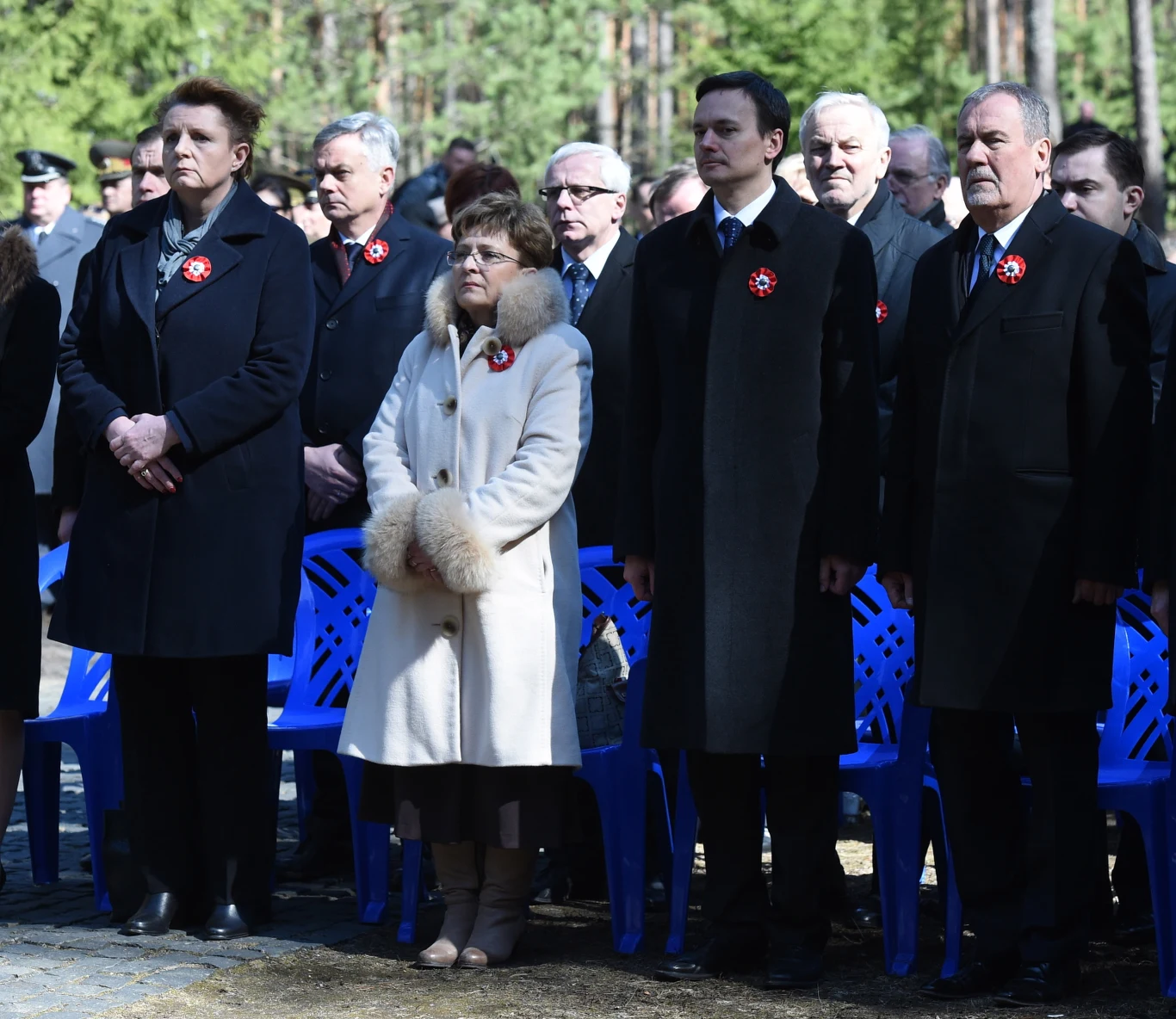 Minister kultury Małgorzata Omilanowska, szef KPRM Jacek Cichocki, wicemarszałek Senatu Jan Wyrowiński i wicemarszałek Sejmu Elżbieta Radziszewska 