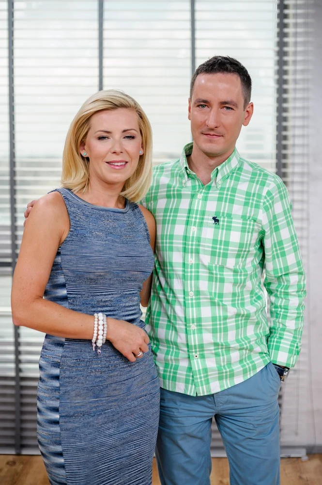 Joanna Kryńska z mężem 