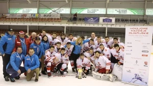 Hokejowe Nadzieje Olimpijski z sukcesem wywalczonym w Rydze!