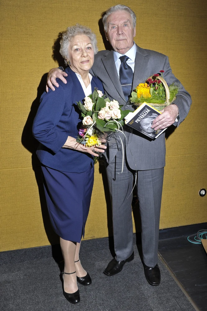 Leonard Pietraszak z żoną Wandą Leonard Pietraszak z żoną Wandą