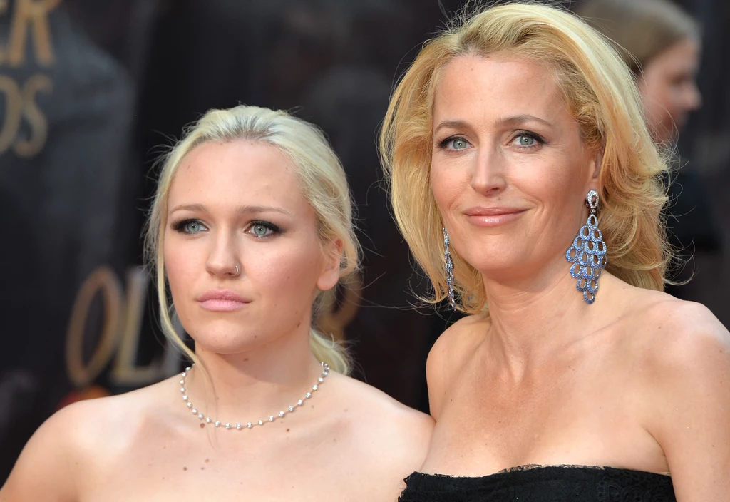 Gillian Anderson z córką