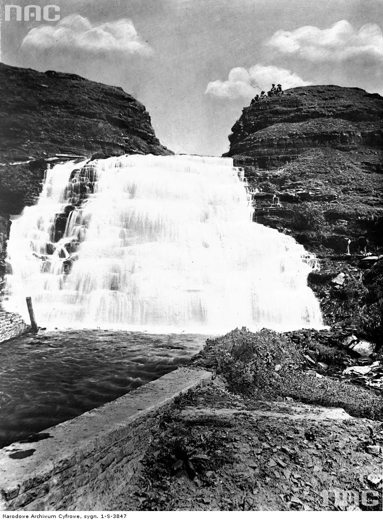 Czerwonogród - widok na wodospad