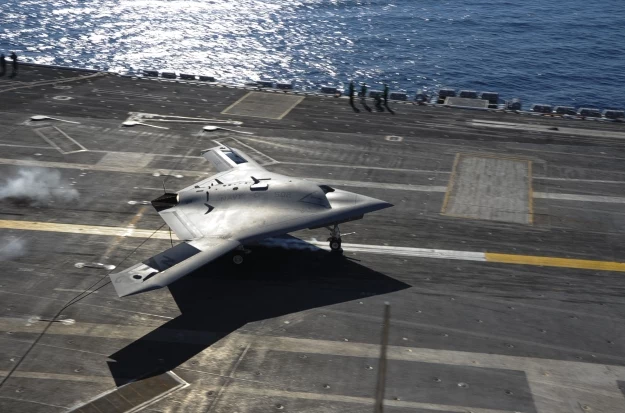 X-47B.   Fot. US Navy photo By Mass Communication Specialist Seaman Anthony N. Hilkowski/Released