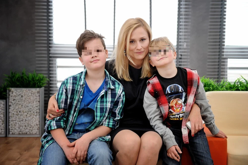 Sylwia z synami Sylwia z synami