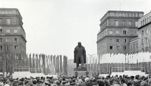 Odsłonięcie pomnika Lenina w Nowej Hucie - 28 kwietnia 1973 r.