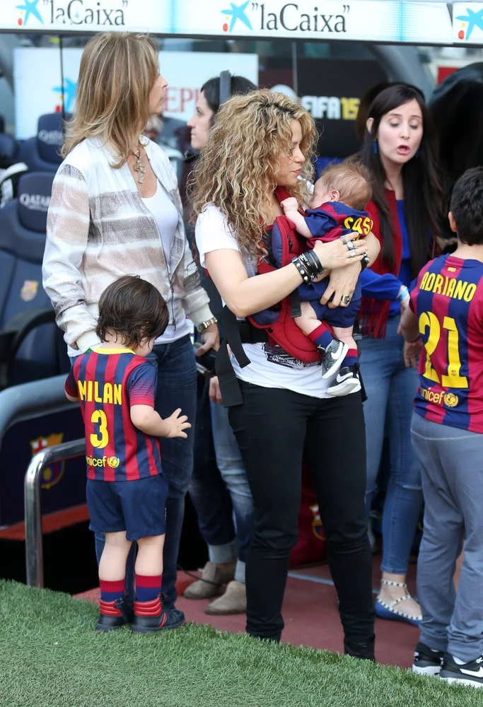 Shakira z rodziną Shakira z rodziną