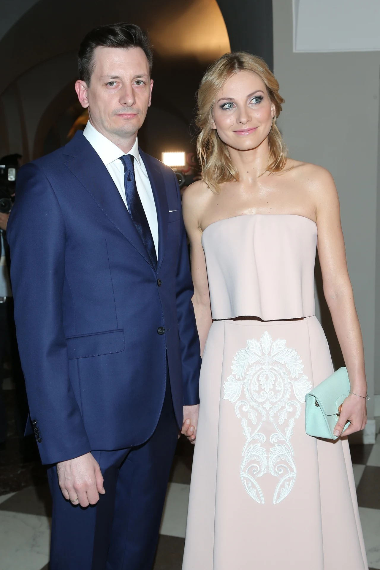 Joanna Moro z mężem