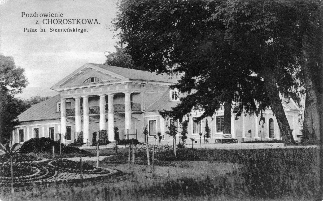 Chorostków - pałac hr. Siemieńskiego 