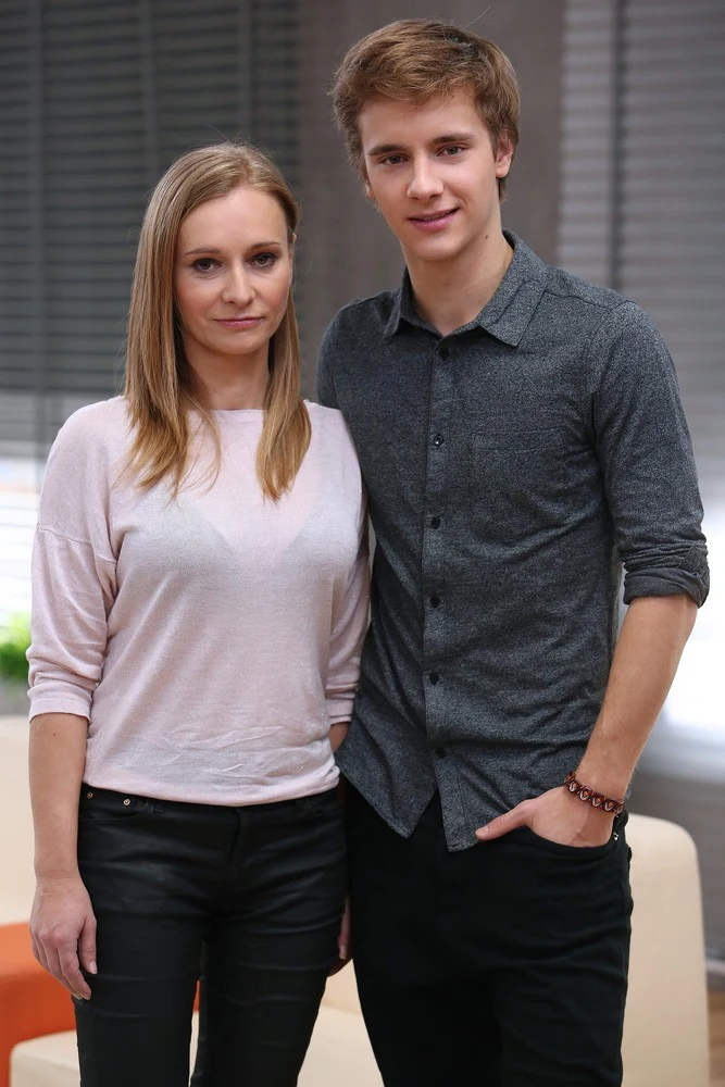 Maciek z mamą Maciek z mamą