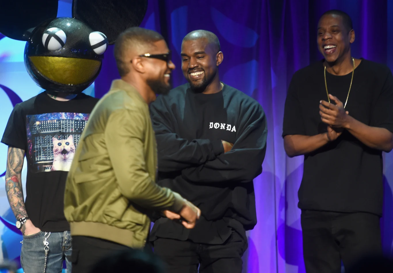 Gwiazdy na konferencji promującej serwis Tidal Gwiazdy na konferencji promującej serwis Tidal