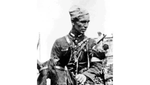 Ranny i otoczony przez ubeków major Marian Bernaciak "Orlik" popełnił samobójstwo w 1946 roku