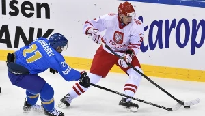 Grzegorz Pasiut w meczu z Kazachstanem