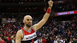 Marcin Gortat triumfuje