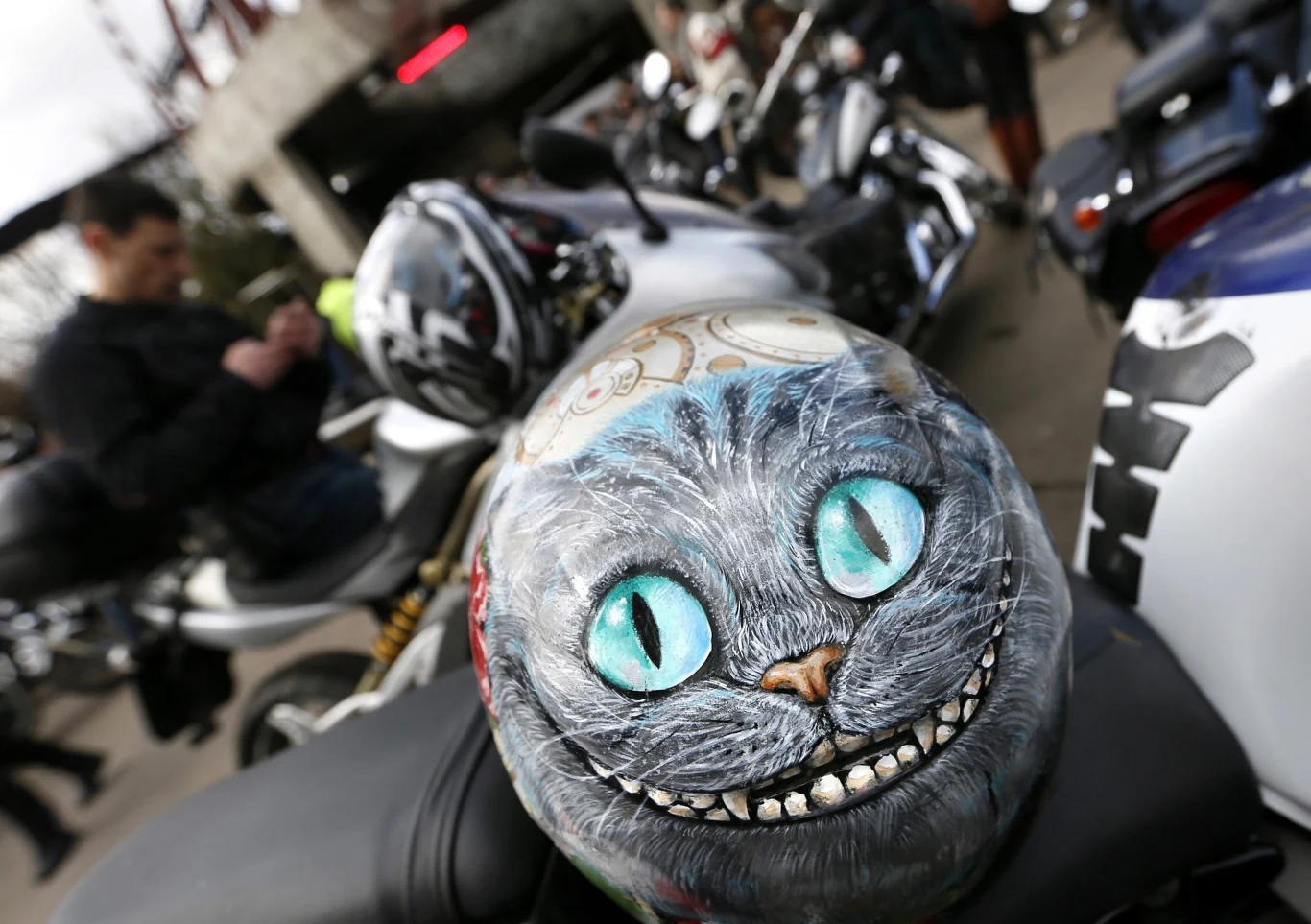 "Nocne Wilki" podczas rajdu