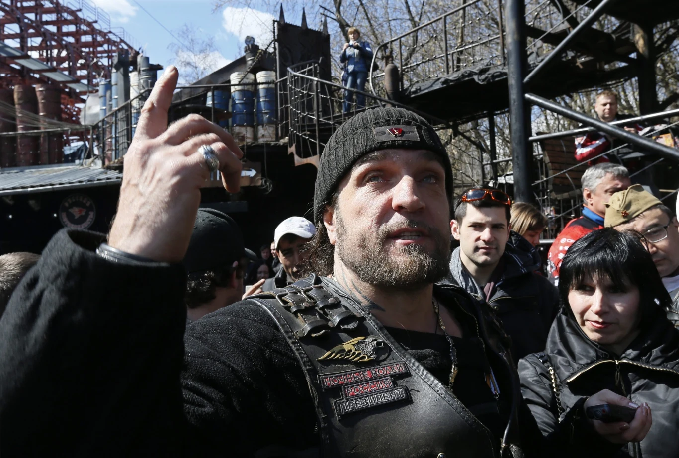 "Nocne Wilki" podczas rajdu