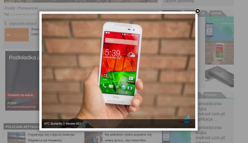 Zdjecie nowego smartfona HTC - fotografia z Phonearena opublikowana przez Android.com.pl Zdjecie nowego smartfona HTC - fotografia z Phonearena opublikowana przez Android.com.pl