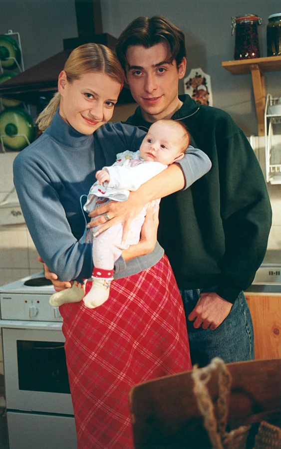 Kuszewski z Kożuchowską w serialu 