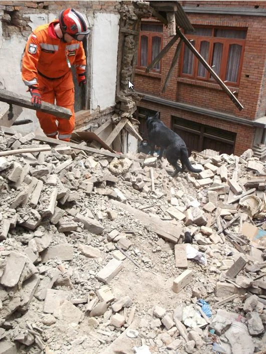 Wstrząsające zdjęcia z Nepalu wysłali polscy strażacy