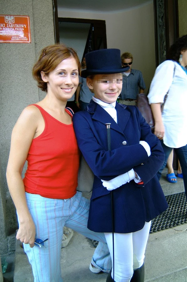 Jolanta Fraszyńska z córką Jolanta Fraszyńska z córką