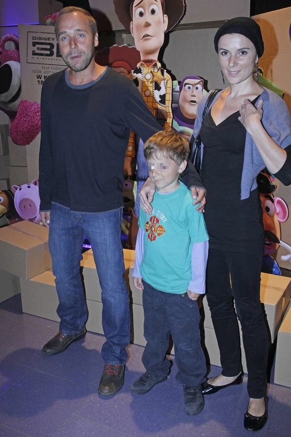 Halina z Łukaszem i synkiem 