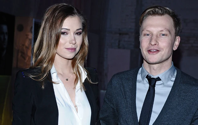 Kuba Wesołowski z żoną Agnieszką Szczurek Kuba Wesołowski z żoną Agnieszką Szczurek