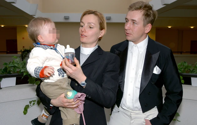 Jagna Marczułajtis z byłym mężem