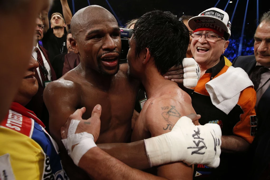 Mayweather Jr lepszy od Manny'ego Pacquiao