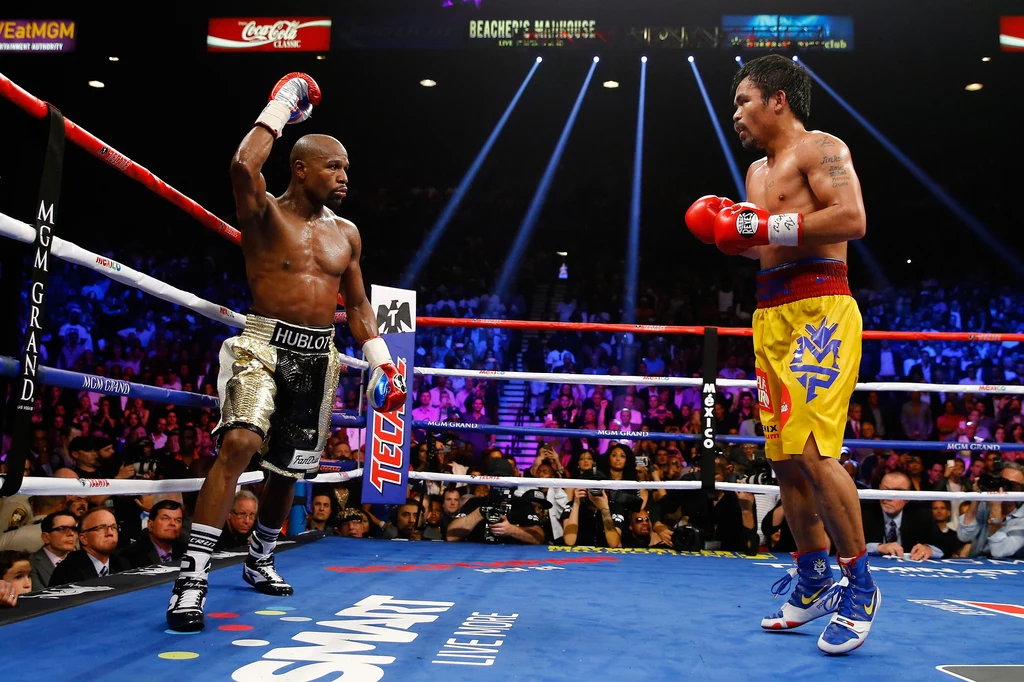 Mayweather Jr lepszy od Manny'ego Pacquiao
