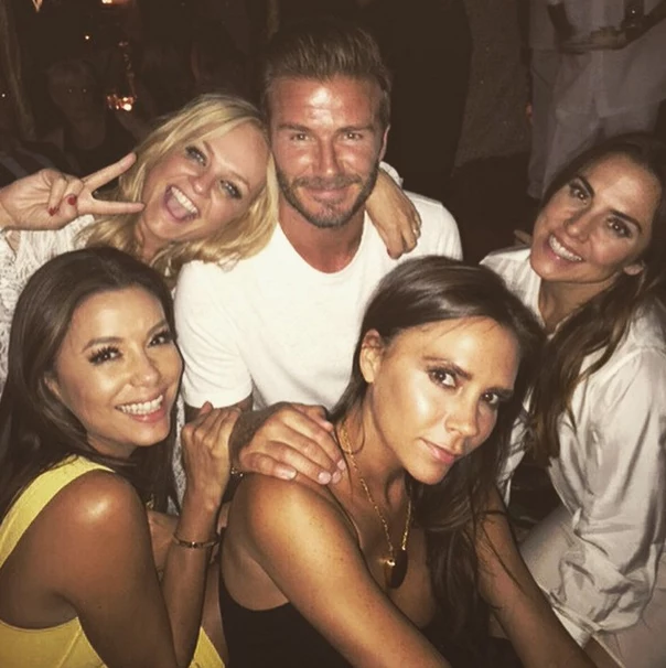 David Beckham, trzy Spicetki i Eva Longoria