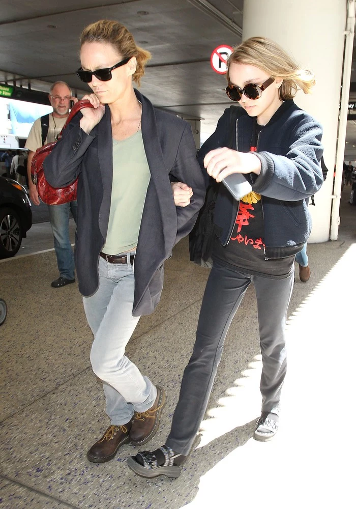 Vanessa Paradis z córką Vanessa Paradis z córką