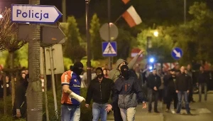 Zamieszki w Knurowie, do których doszło z niedzieli na poniedziałek 