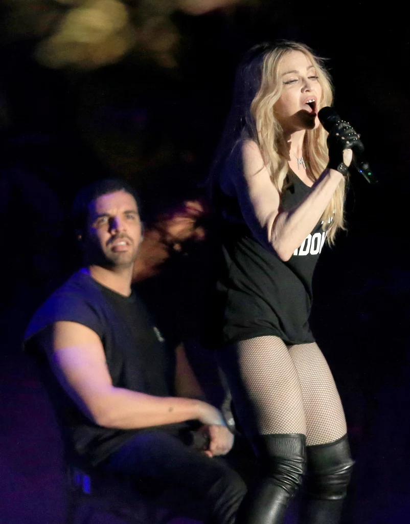 Madonna i Drake na scenie na festiwalu Coachella