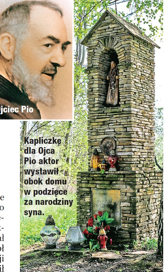 Kapliczka wystawiona przez aktora