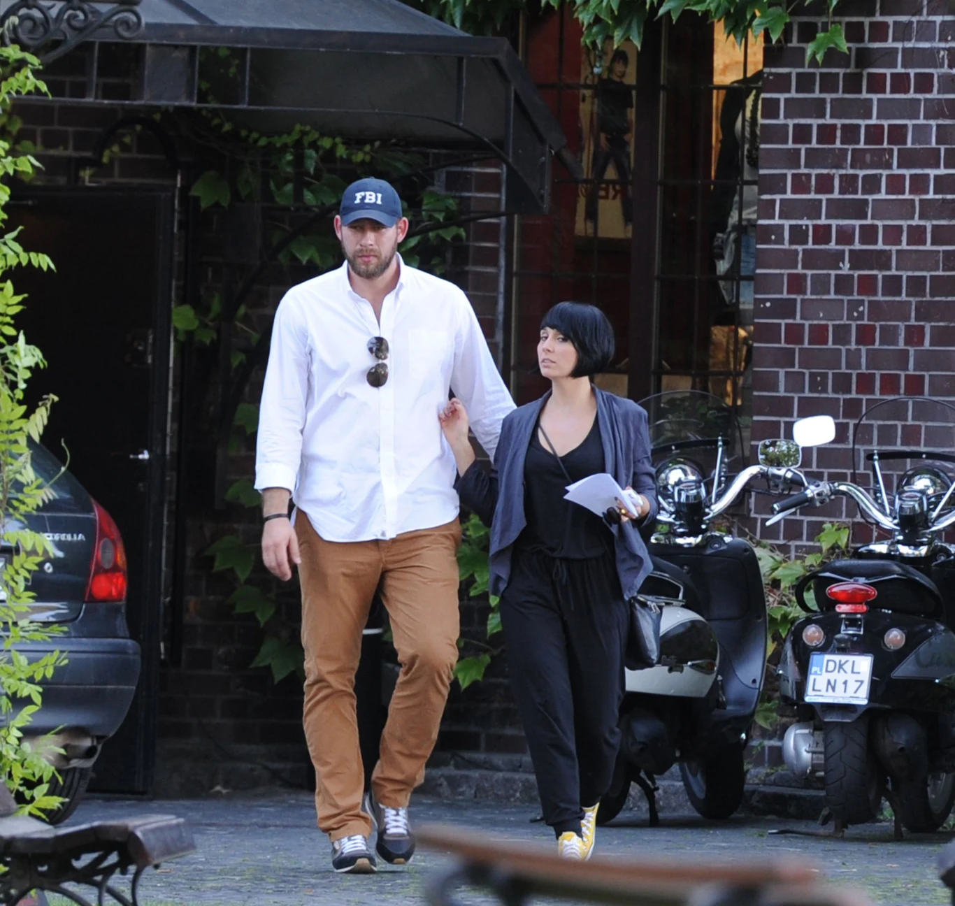 Tatiana Okupnik z mężem