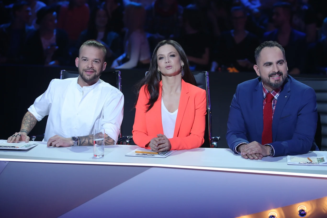 Michał Piróg, Kinga Rusin i Agustin Egurrola 