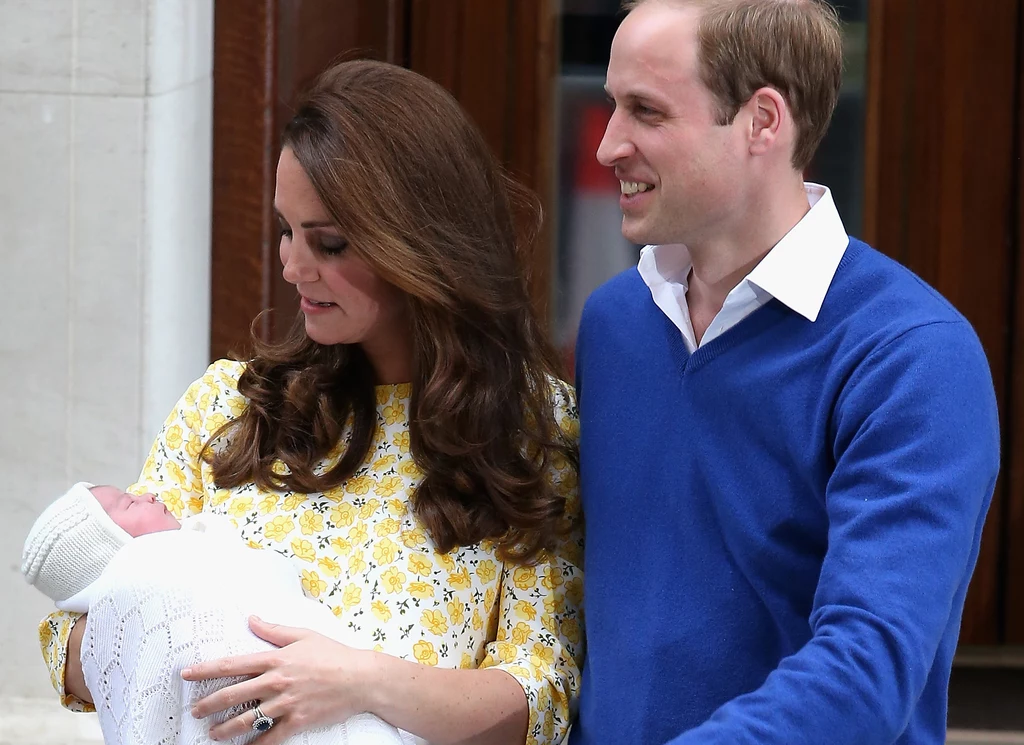 Kate i William z córeczką