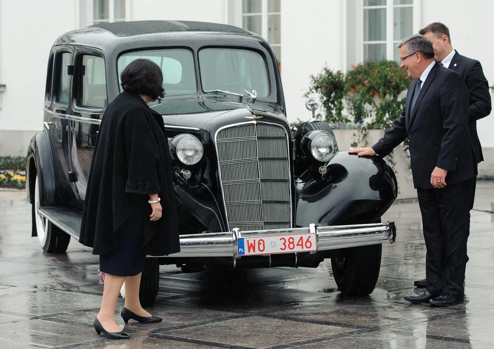 Para prezydencka przy Cadillacu marszałka Piłsudskiego