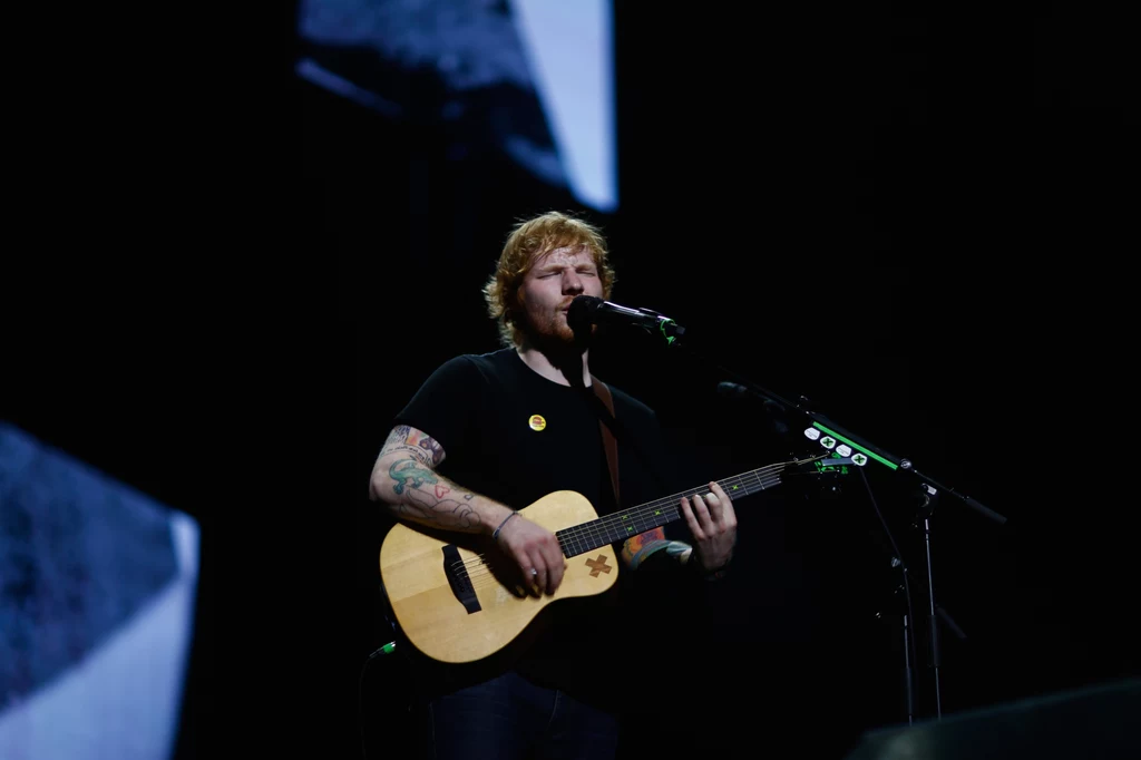 Ed Sheeran na scenie